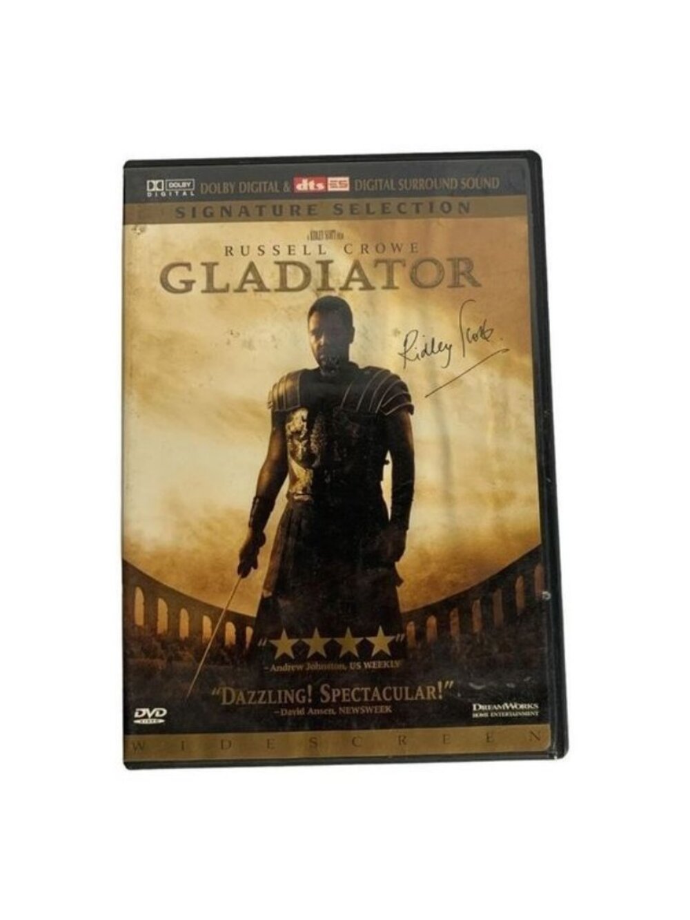 Gladiator DVD 2000 Russell Crowe Drama Action Signature Selection Widescreen